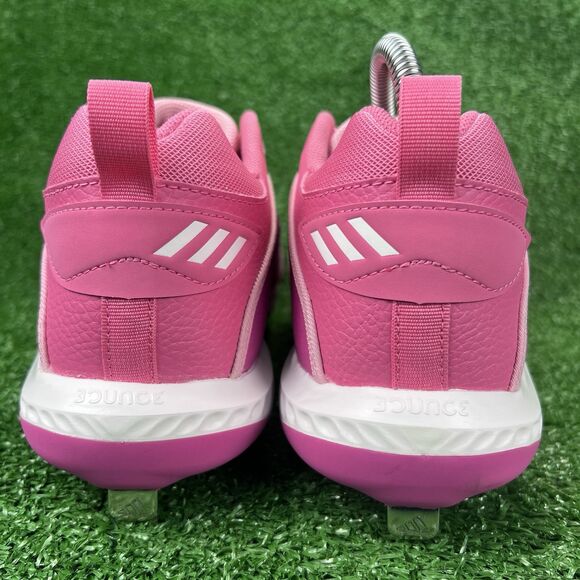 Adidas Icon Bounce 6 Baseball Cleats Men's 13.5 Mother’s Day Pink GZ0443 Metal - Picture 11 of 17
